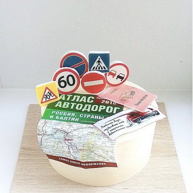 Торт "Покорительнице дорог" купить - абакан.сладкоежкин.рф