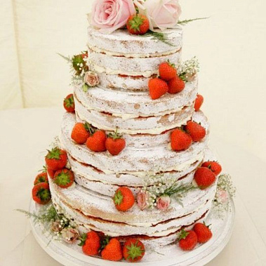 Торт клубничные розы купить - абакан.сладкоежкин.рф