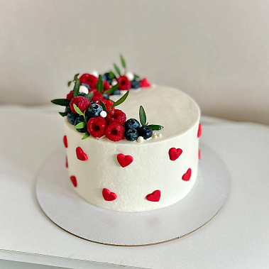 Торт в сердечках купить - абакан.сладкоежкин.рф