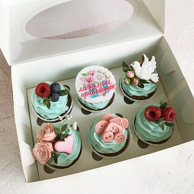 Капкейки "Любимой прабабушке" купить - абакан.сладкоежкин.рф