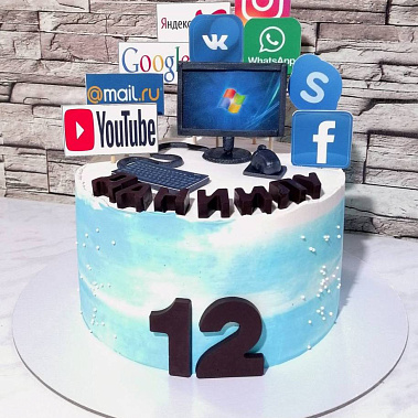 Торт "Соц-сети" купить - абакан.сладкоежкин.рф