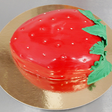 Торт "Клубника" купить - абакан.сладкоежкин.рф