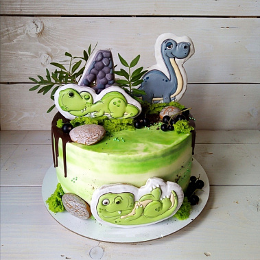 Торт "Динозавры" купить - абакан.сладкоежкин.рф