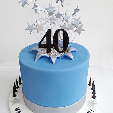 Торт "40" купить - абакан.сладкоежкин.рф